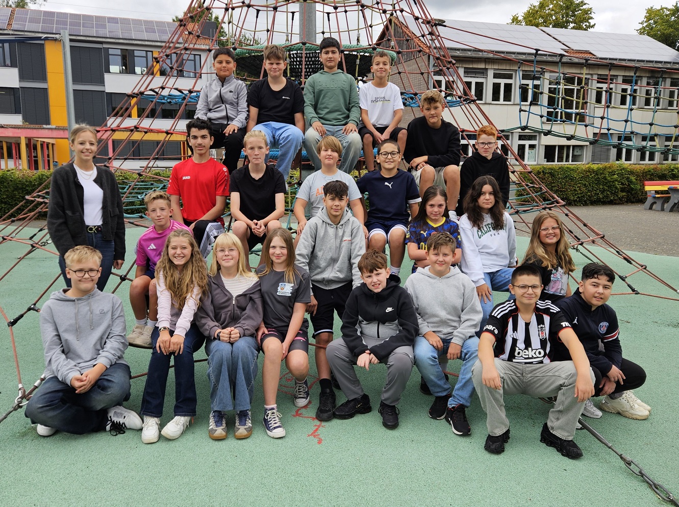 Die Klasse F6b mit Frau Erxleben